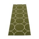 Temno zelen zunanji in notranji tekač 70x200 cm Boo Dark Olive – Pappelina