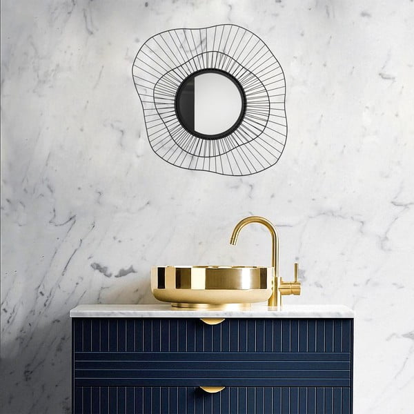 Stensko ogledalo 69x60 cm Flora – Wallity-image-3