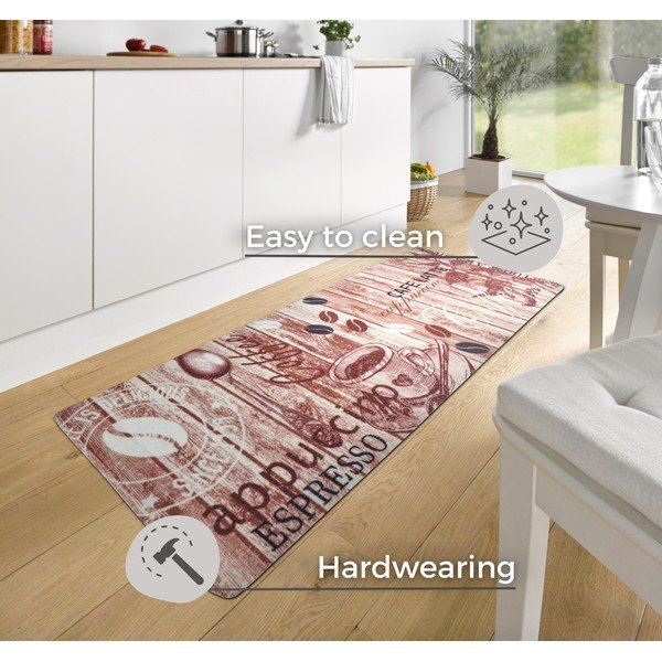 Rjava kuhinjska preproga Hanse Home Delicious Coffee, 67 x 180 cm-image-3