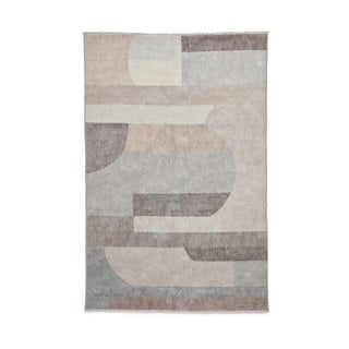 Bež pralen tekač iz mešanice bombaža 60x170 cm Whisper – Think Rugs