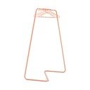 Rožnato-oranžno jekleno stojalo za oblačila 118x160x57 cm Hang-On – Spinder Design