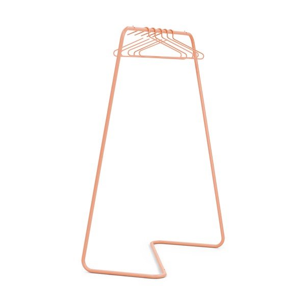 Rožnato-oranžno jekleno stojalo za oblačila 118x160x57 cm Hang-On – Spinder Design