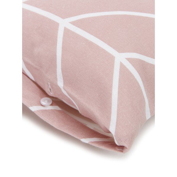 Komplet 2 roza flanelnih okrasnih prevlek za blazino Westwing Collection Yule, 40 x 80 cm-image-2