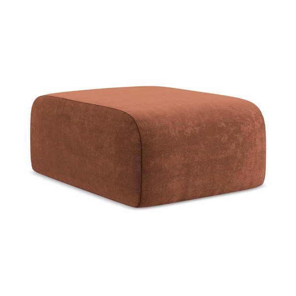 Tabure iz šenilje v barvi terakote Lani – Makamii