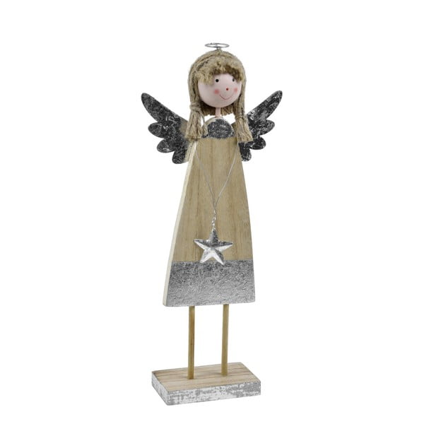 Dekorativni leseni angel Ego Dekor Stela, višina 29 cm