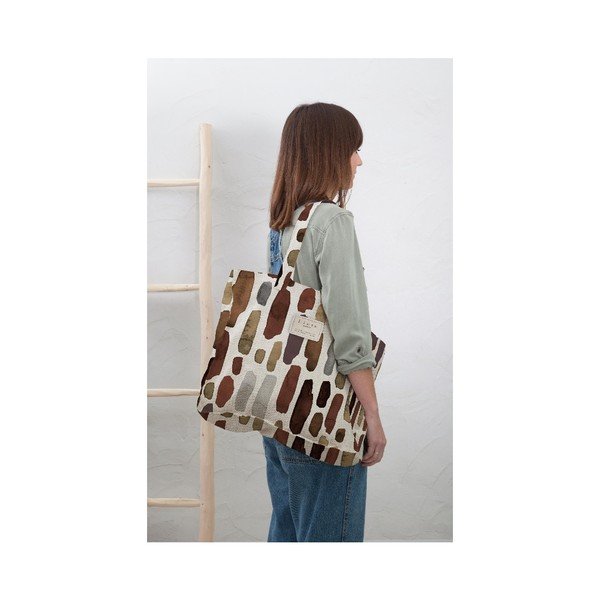 Torba iz blaga Really Nice Things Geometric, širina 42 cm-image-1