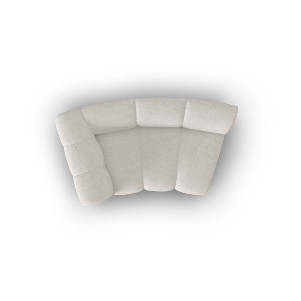 Bela modularna sedežna garnitura (levi kot) Lupine – Micadoni Home-image-4