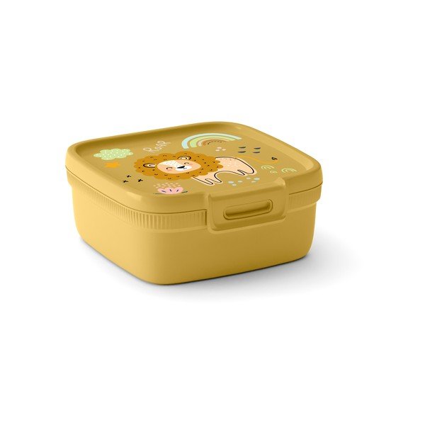 Rumena plastična otroška posoda za malico – Curver