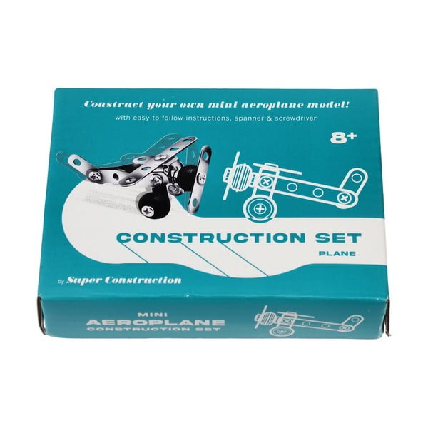 Kovinska otroška igrača za sestavljanje Aeroplane – Rex London-image-4