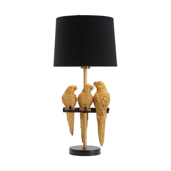 Črna namizna svetilka Mauro Ferretti Parrots