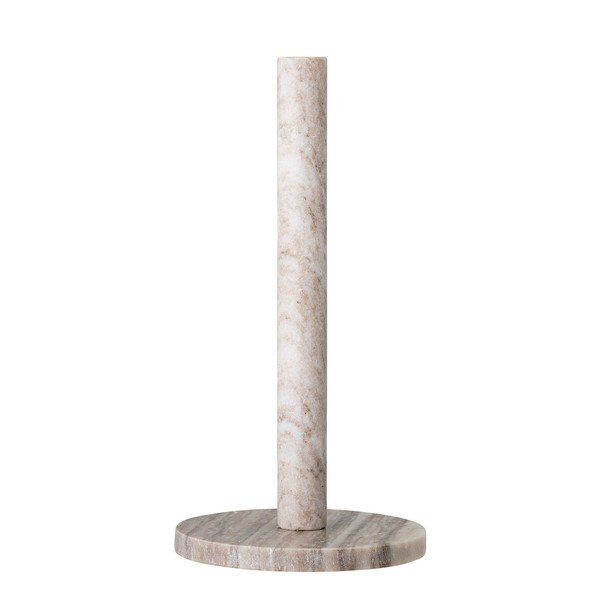 Marmorno stojalo za papirnate brisače v naravni barvi ø 15 cm Emy – Bloomingville