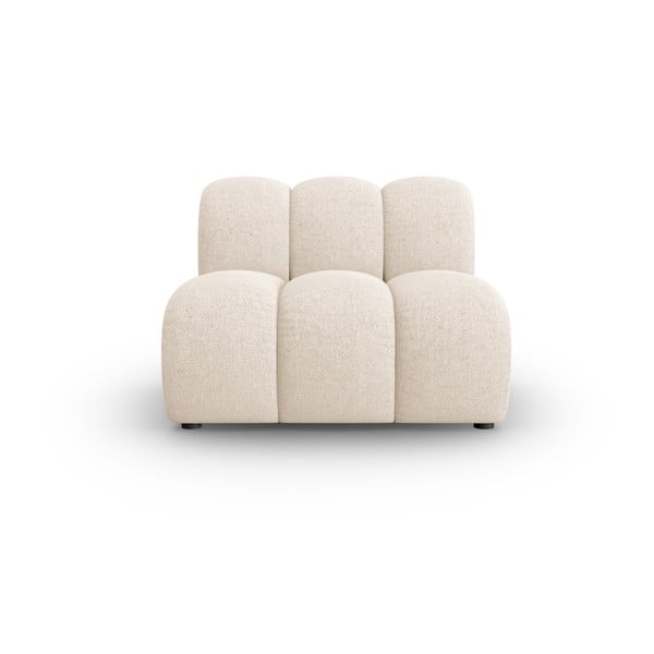 Kremno bel modul za sedežno garnituro (sredinski modul) Lupine – Micadoni Home