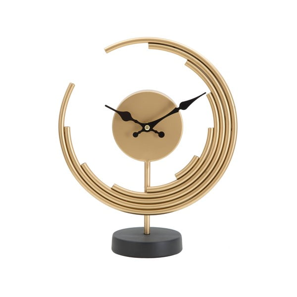Namizna ura v zlatem dekorju Mauro Ferretti Moon