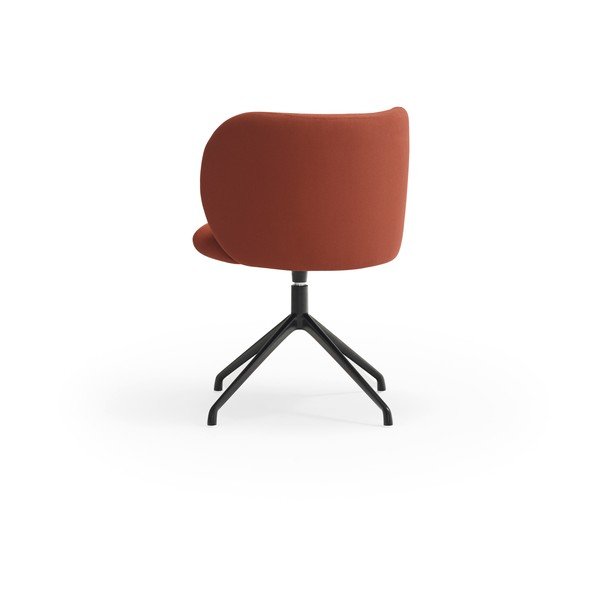 Opečnato oranžen oblazinjen jedilni stol Mogi – Teulat-image-3