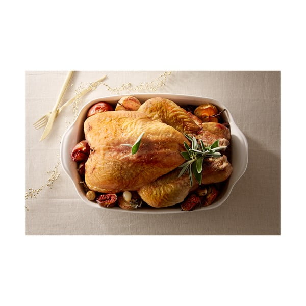 Bež pravokotni keramični pekač Emile Henry Ultime, , 42,5 x 28 cm-image-4