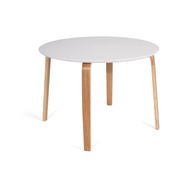Okrogla jedilna miza z belo mizno ploščo ø 110 cm Lana - Bonami Essentials