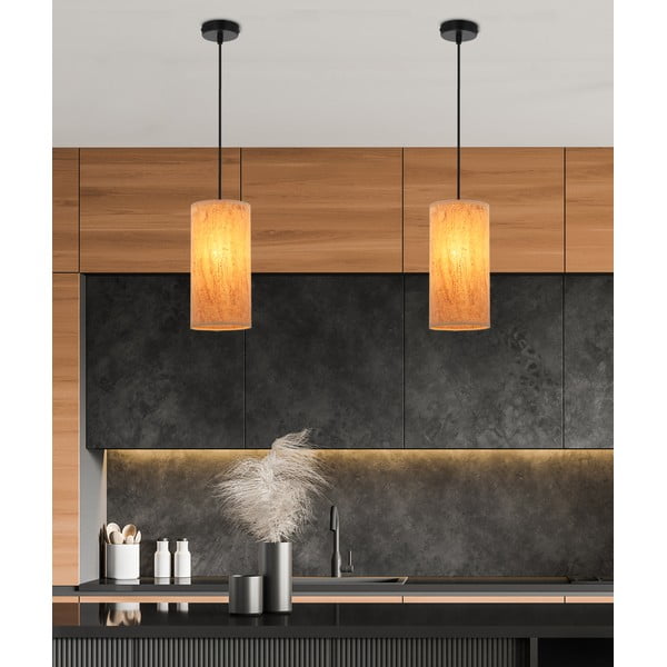 Viseča svetilka v naravni barvi ø 12 cm Aragona – Candellux Lighting-image-1