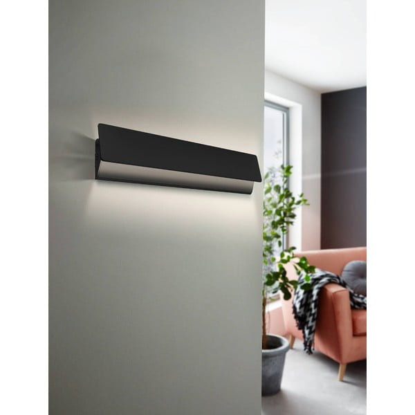 Črna LED stenska svetilka ZUBIALDE – EGLO-image-1