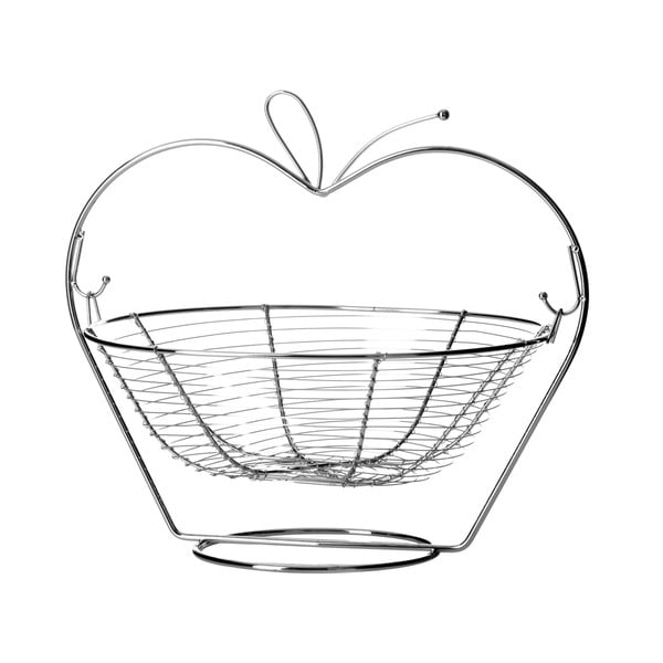 Kovinsko stojalo za sadje s košarico Casa Selección Orchard Apple