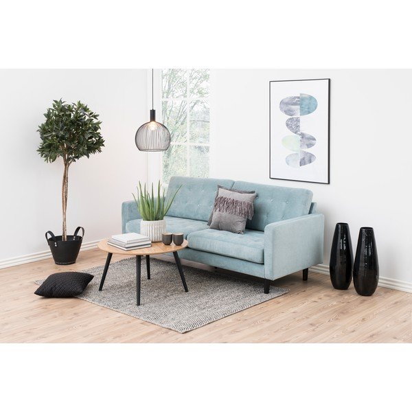 Klubska miza iz jesenovega furnirja Actona Stafford, ⌀ 80 cm-image-1