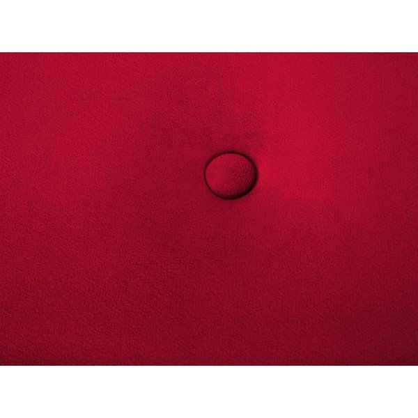 Rdeč puf Mazzini Sofas Fiore, ⌀ 40 cm-image-1