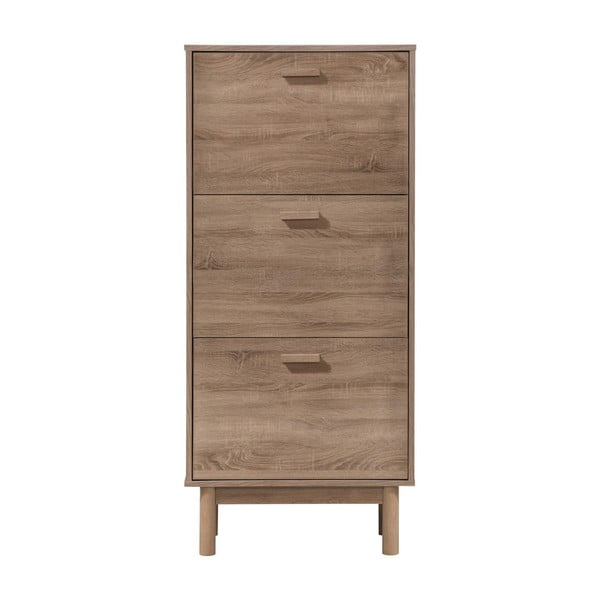 Preklopna omarica za čevlje v hrastovem dekorju Melanie – Støraa-image-1