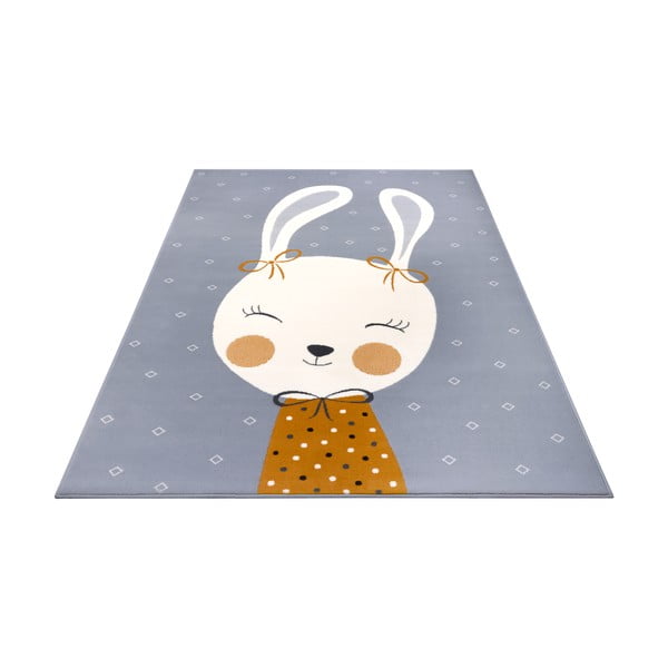 Siva otroška preproga 150x80 cm Bunny Polly - Hanse Home-image-2