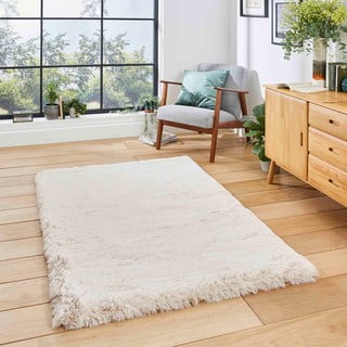 Kremno bela preproga 60x120 cm Super Teddy – Think Rugs