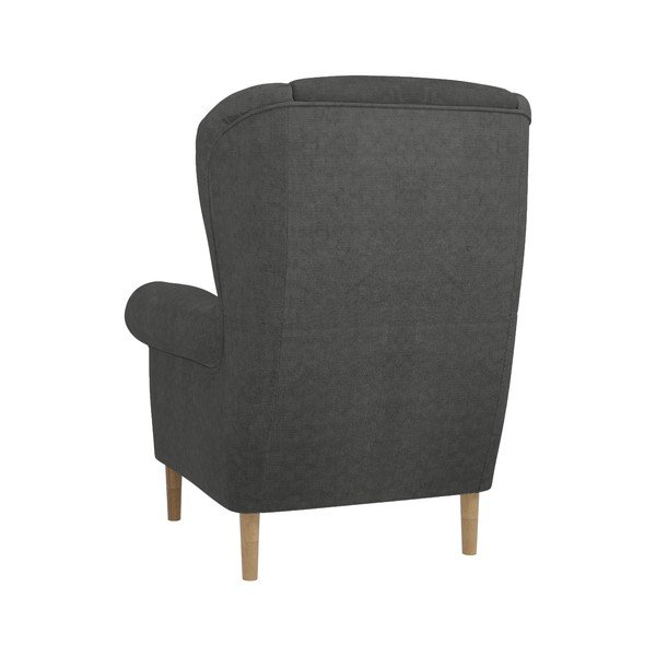 Temno siv fotelj z naslonom Swan – Ropez-image-2