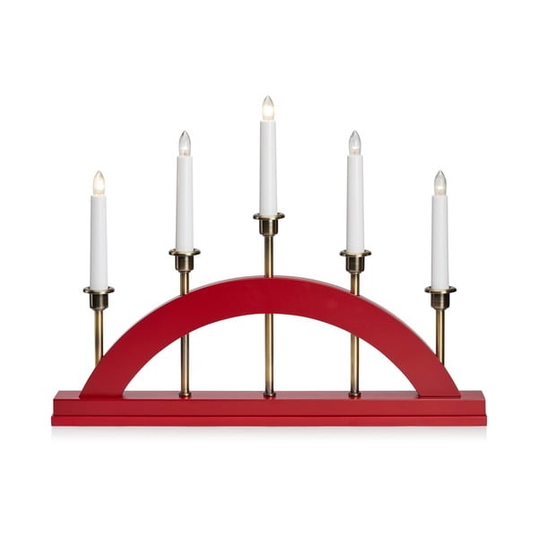 Rdeča božična svetlobna dekoracija Bridge – Markslöjd
