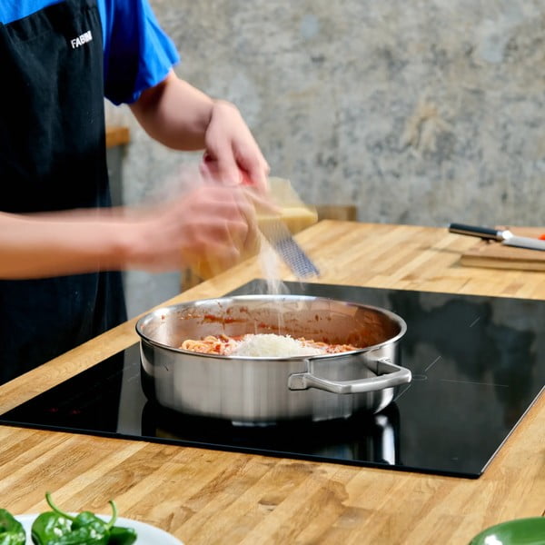 Ponev s pokrovko iz nerjavečega jekla ø 28 cm tegame Lucca 3.0 – FABINI-image-1