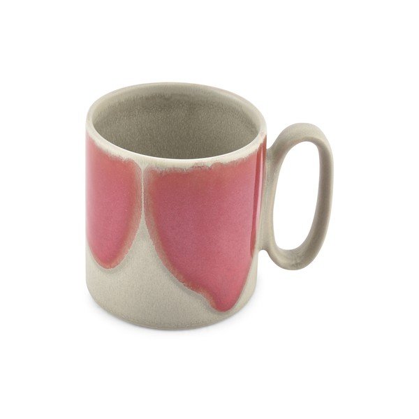 Rožnata/siva skodelica iz kamenine 390 ml Paint – Salt&Pepper-image-2