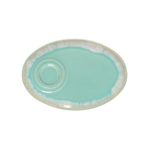 Turkizen čajni krožniček iz kamenine Grespresso – Costa Nova