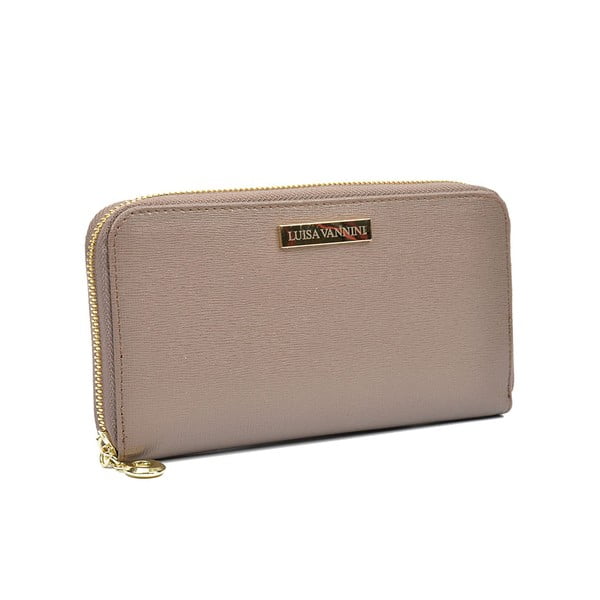 Bež usnjena denarnica Luisa Vannini Lanza-image-2
