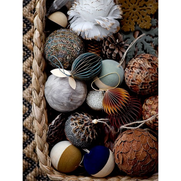 Rjav viseči božični okrasek Bloomingville Zada-image-1