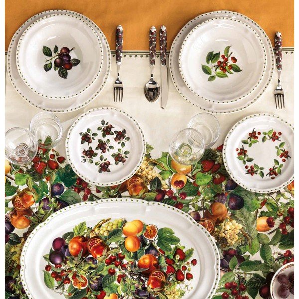 Pladenj iz porcelana new bone china 35x50 cm Le Primizie – Brandani-image-1