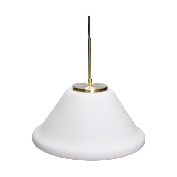 Bela zatemnitvena viseča svetilka ø 40 cm Muse – Hübsch-image-2