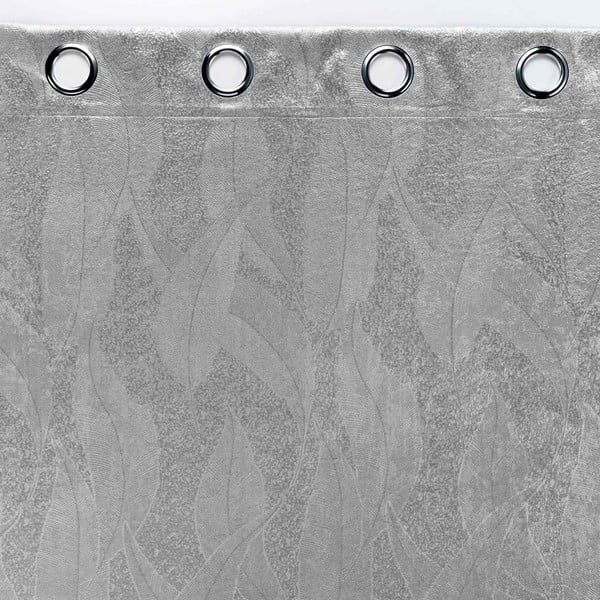 Svetlo siva žametna zatemnitvena zavesa 135x280 cm Melodie – douceur d'intérieur-image-3