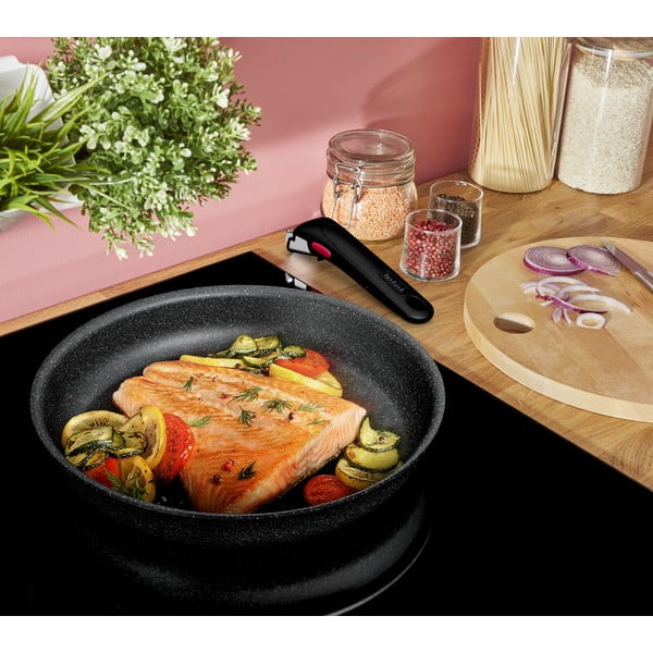 Aluminijast komplet loncev 7 ks INGENIO Black stone L3998702 – Tefal-image-2