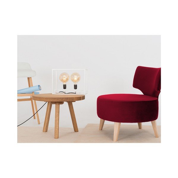 Temno rdeča oblika po meri Flippin Armchair-image-3