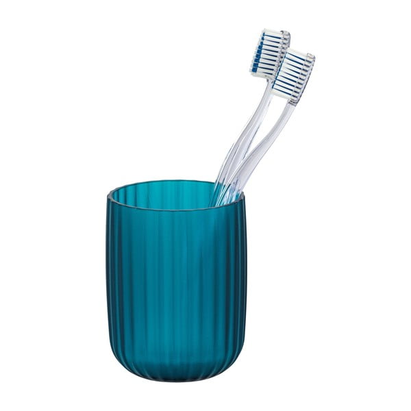 Petrolejsko moder lonček za zobno ščetko Wenko Agropoli-image-1