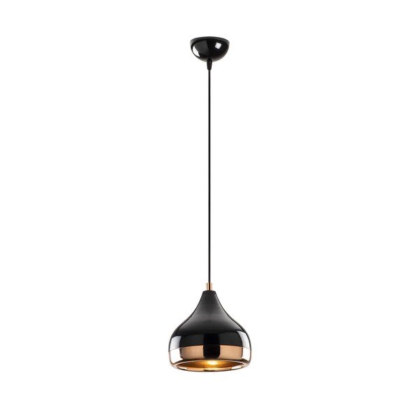 Viseča svetilka v črni in bakreni barvi Opviq lights Yildo, ø 17 cm-image-2