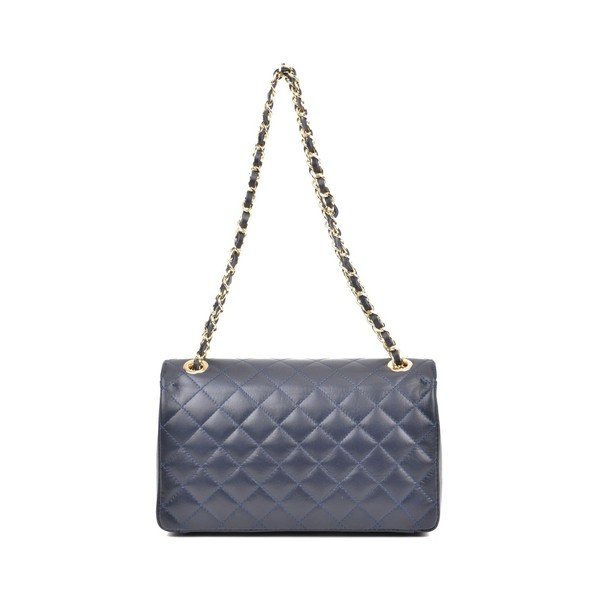 Temno modra usnjena torbica Isabella Rhea Swift Blu-image-3