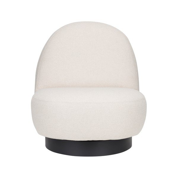 Kremno bel vrtljiv fotelj Eden – Zuiver-image-1