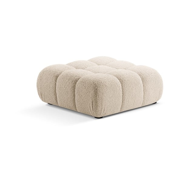 Bež modularni otoman iz tkanine bouclé Bellis – Micadoni Home-image-3