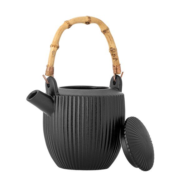 Črn čajnik iz kamenine 850 ml Neri – Bloomingville-image-4