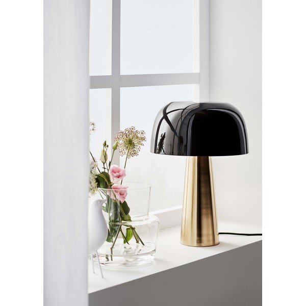 Namizna svetilka v bakreni barvi s črnim senčnikom Markslöjd Blanca-image-1
