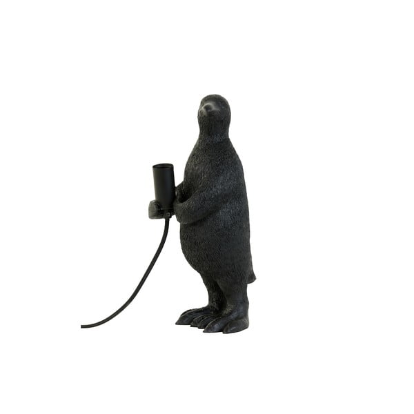 Črna namizna svetilka (višina 34 cm) Penguin - Light & Living