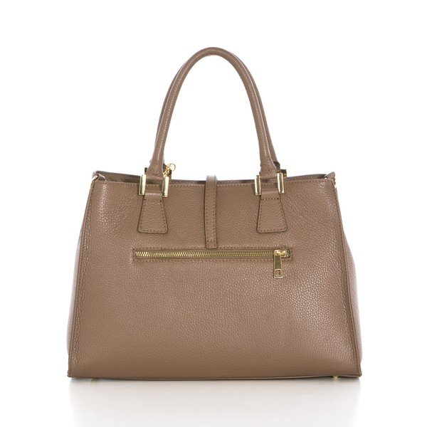 Usnjena torbica Dol Taupe-image-4