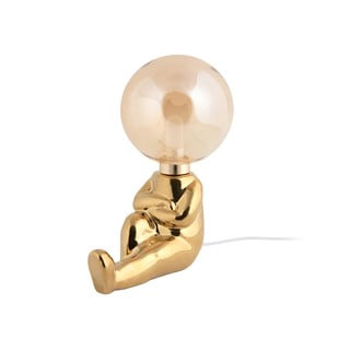 LED zatemnitvena namizna svetilka v zlati barvi s steklenim senčilom (višina 22,5 cm) Joey – Leitmotiv